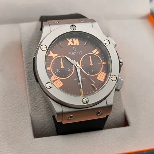 ساعت مچی مردانه هابلوت HUBLOT طرح سه موتوره