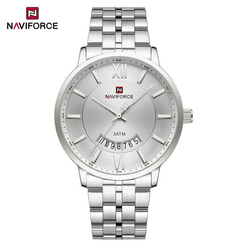 ساعت مچي عقربه اي مردانه نيوي فورس NAVIFORCE مدل Nf9238 موتور ژاپن