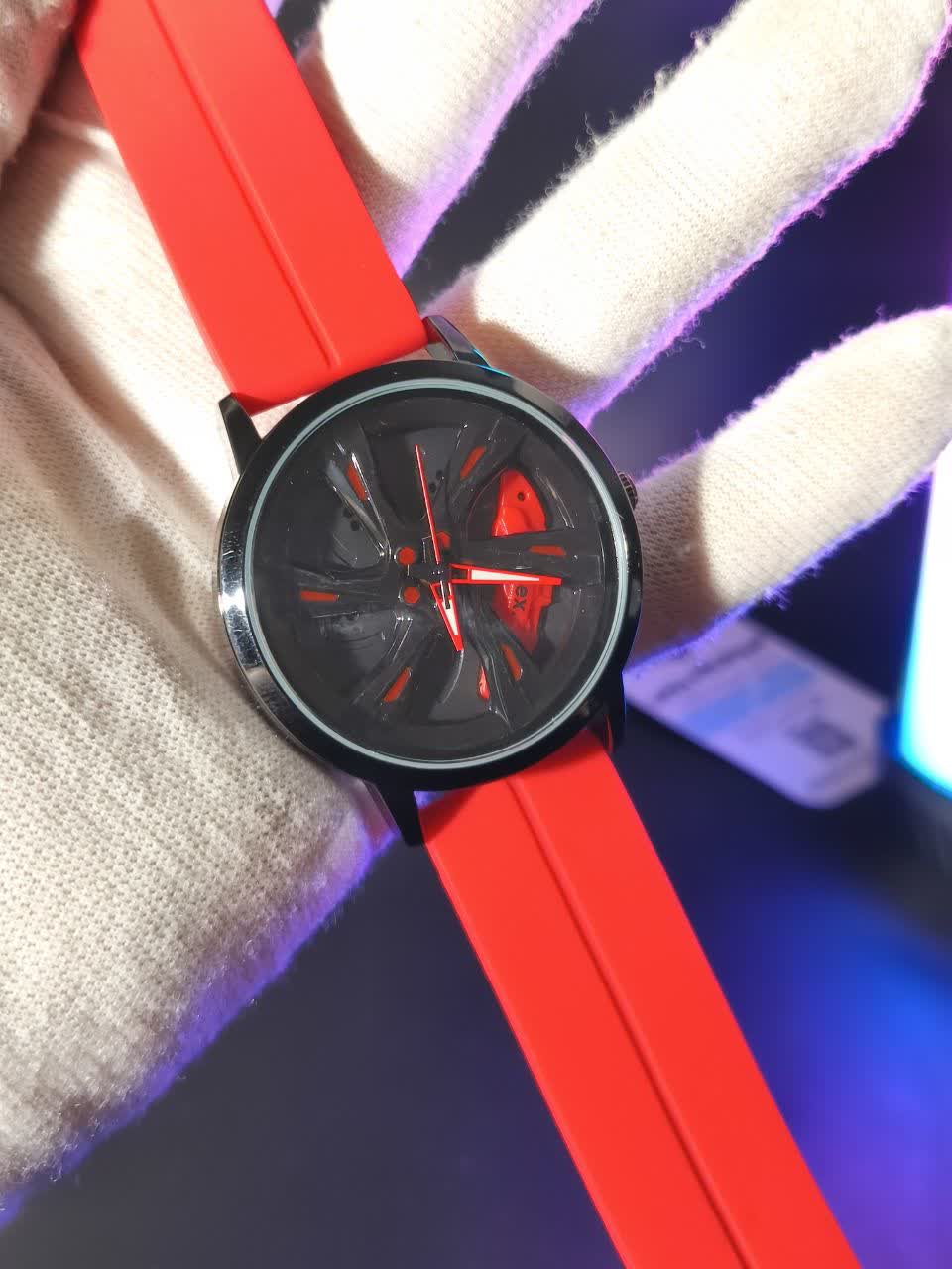 ساعت مچي مردانه رينگي چرخان ايبکس ibex قرمز