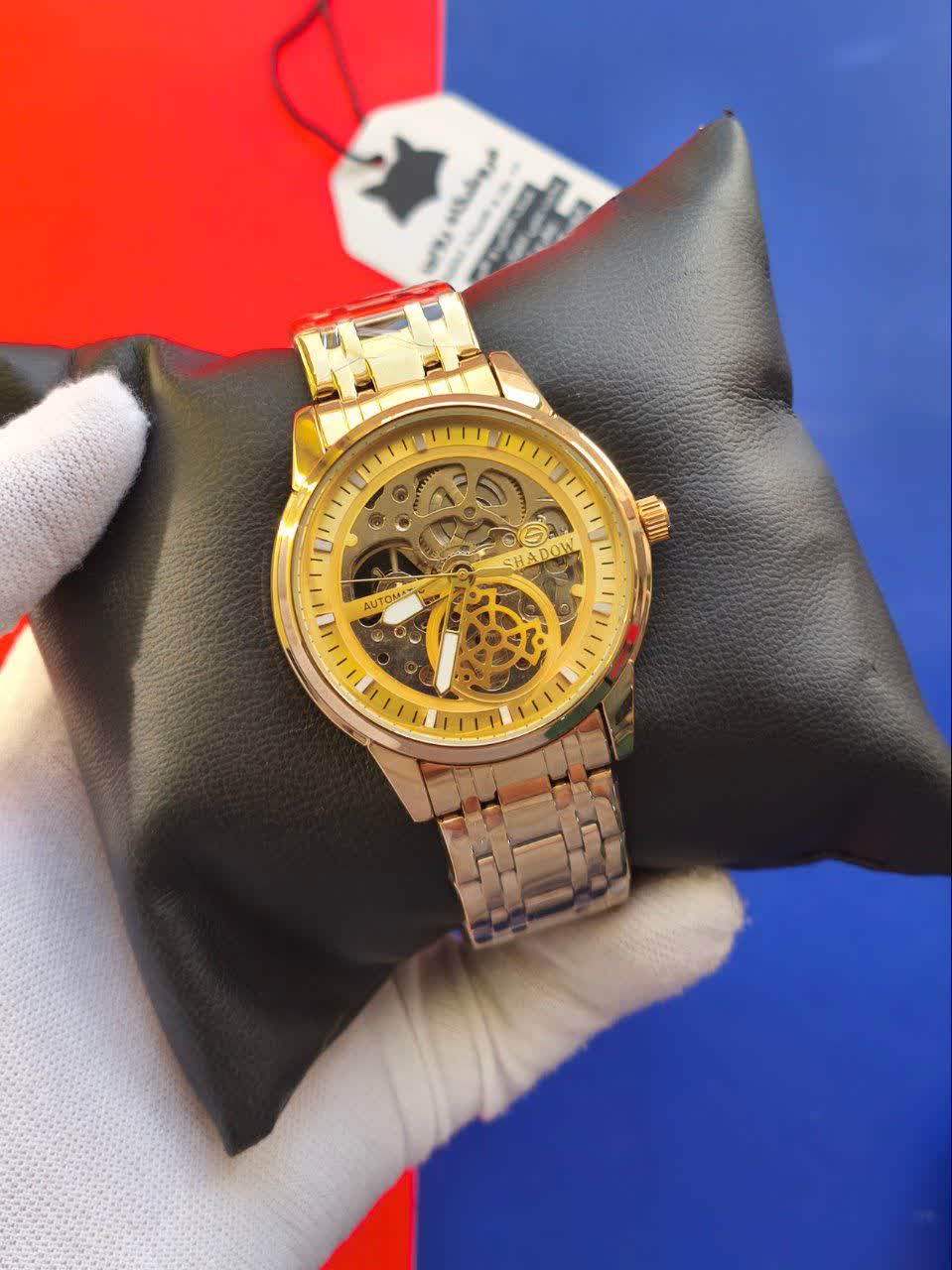 ساعت مچي مردانه اتوماتيک برند شدو SHADOW  چرخ دنده فوق العاده