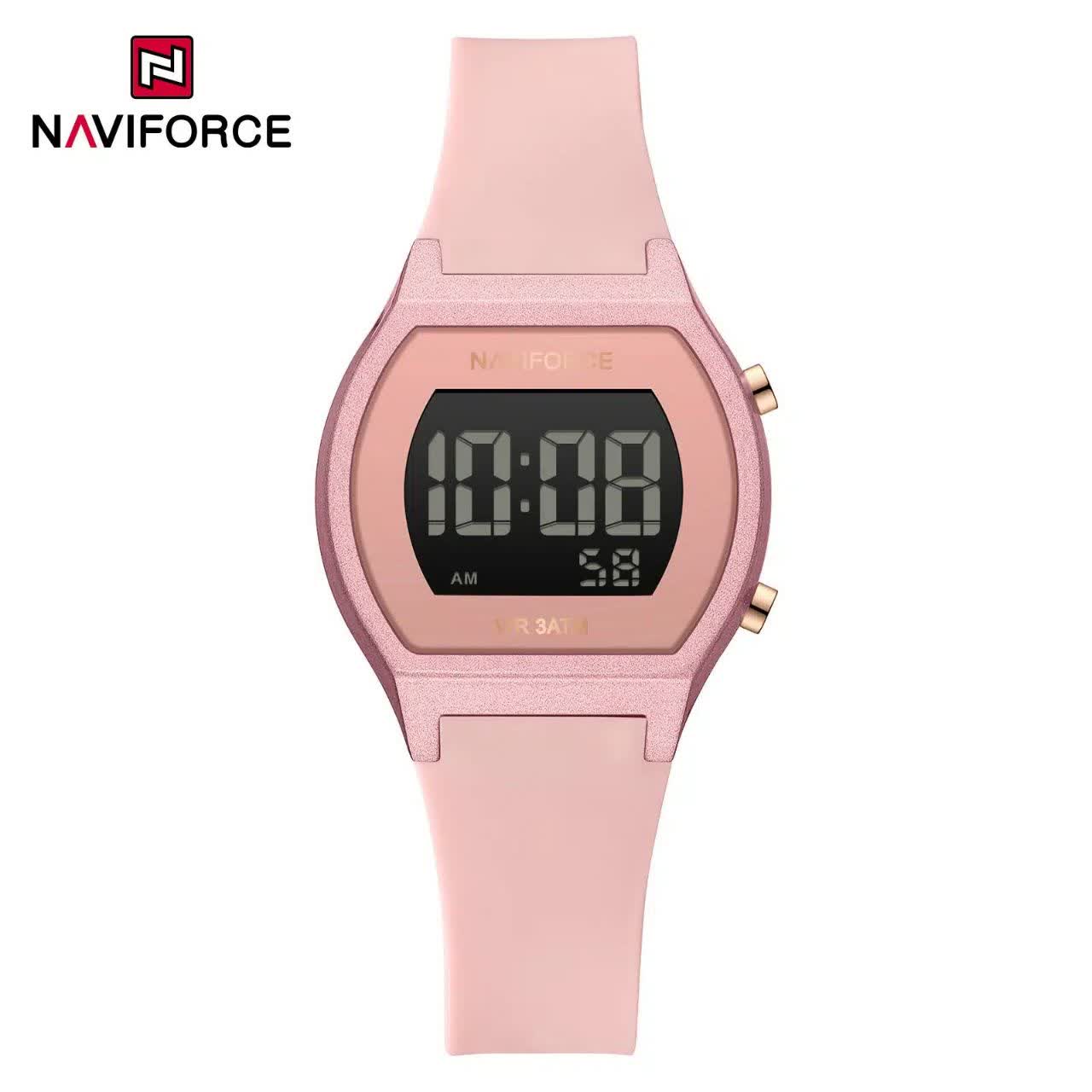 ساعت مچی دیجیتال زنانه نیوی فورس NAVIFORCE مدل Nf5064 صورتی