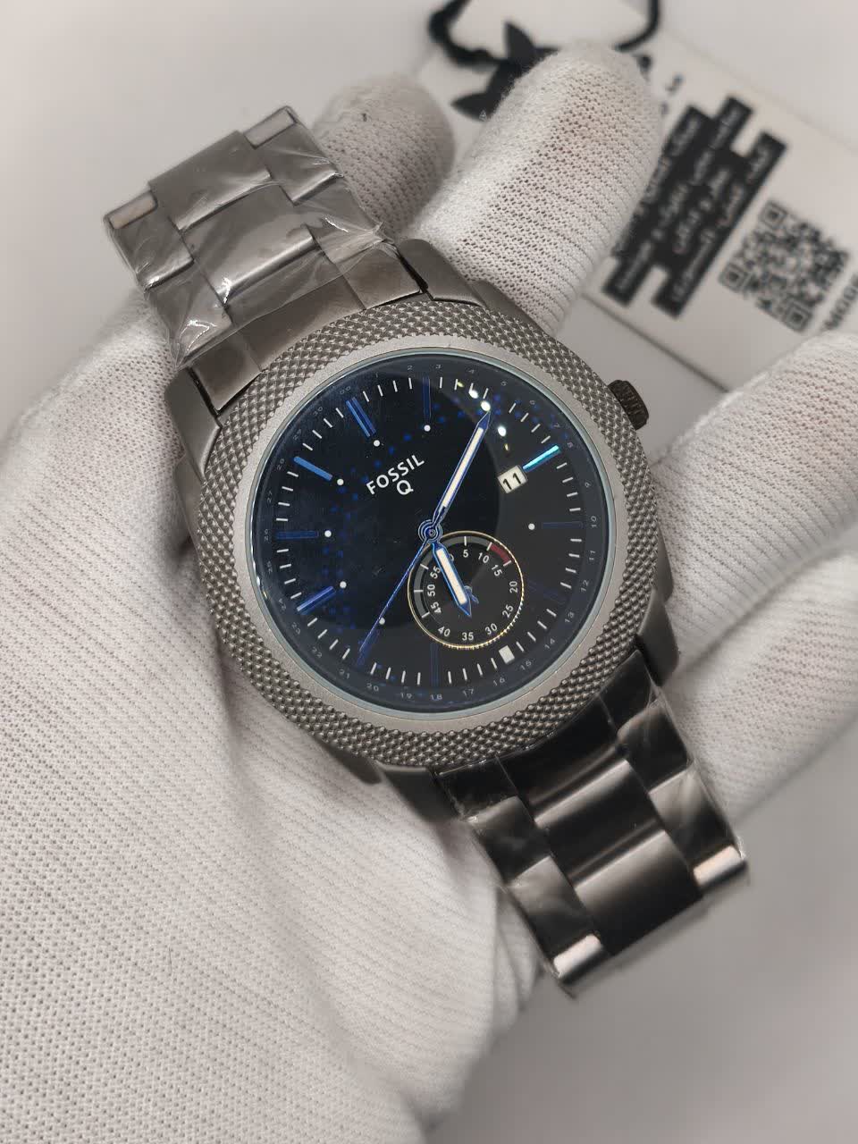 ساعت مچي مردانه برند فسيل کيفيت بالا FOSSIL اورجينال + هديه