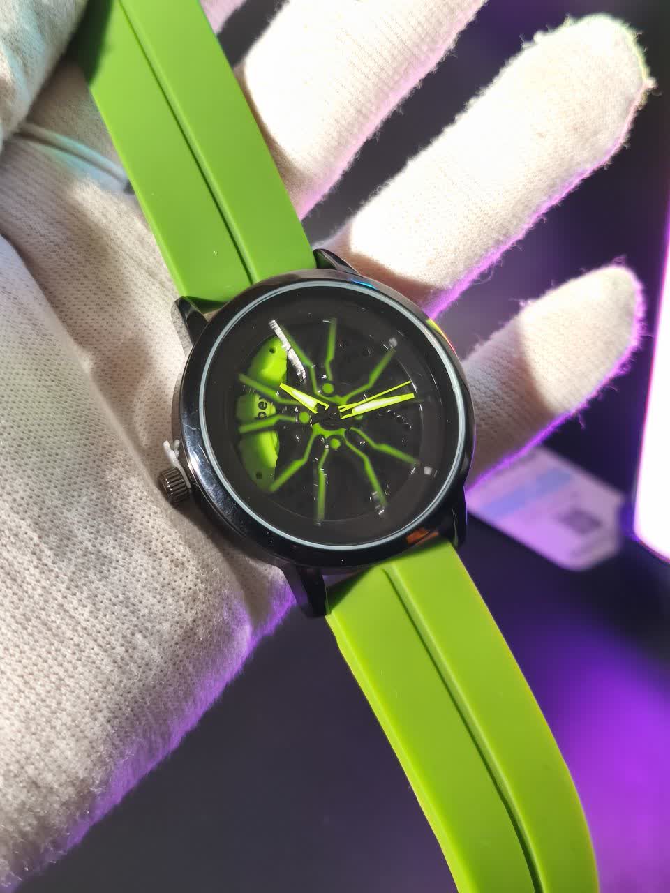 ساعت مچي مردانه رينگي چرخان ايبکس ibex سبز